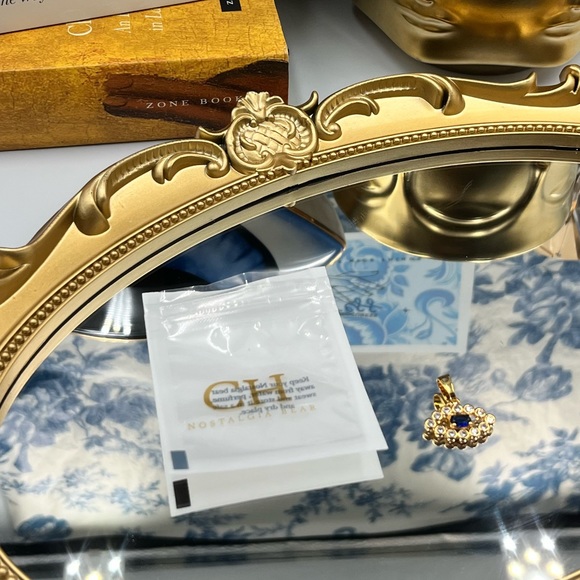 🆕 CRYSTAL HAZE 🧿 BNWT The Evil Eye Pendant - 18K Gold Plated Brass - Picture 15 of 16